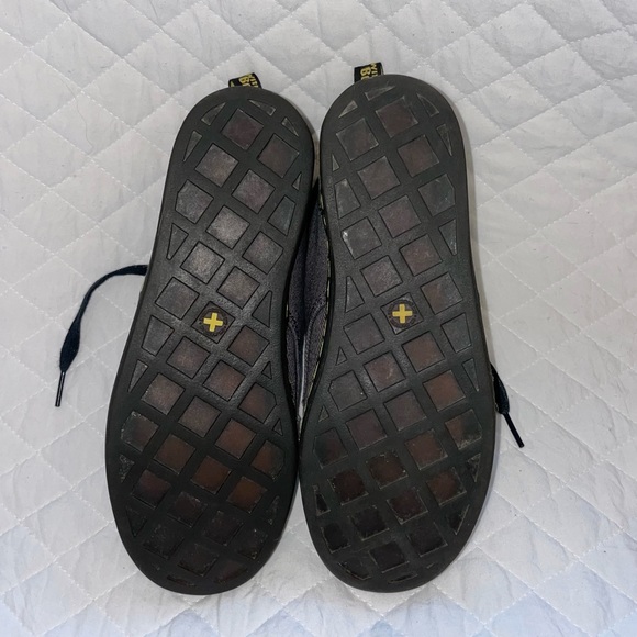 Dr. Doc Martens Women’s 7 Black Gray Maelly Canvas Lace Up Ankle Boots - Picture 8 of 8